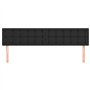 Têtes de lit 2 pcs Noir 80x5x78 88 cm Similicuir
