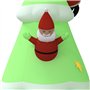 vidaXL Arbre de Noël Gonflable avec LED Sapin de Noël Décoration de Noël Ornement de Vacances Décoration de Fête Jardin Extérieu