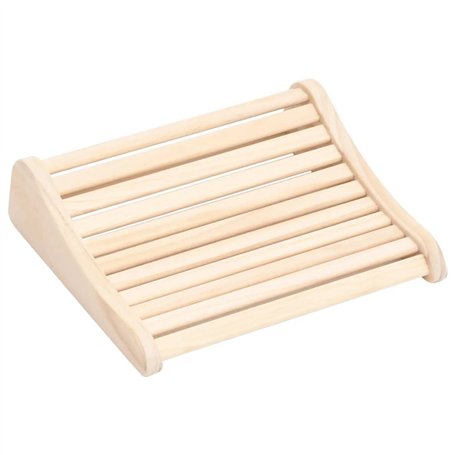 vidaXL Appui-tête de Sauna Bois Massif de pin
