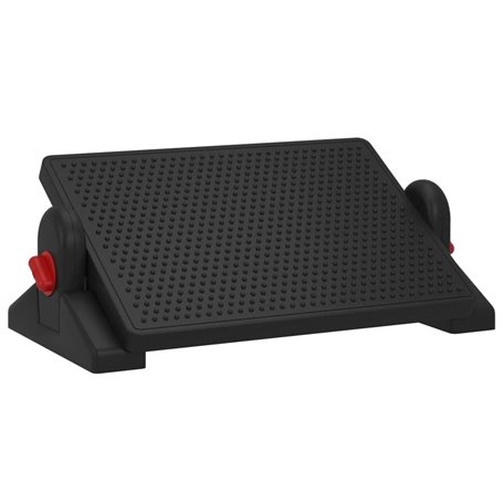 vidaXL Repose-Pieds Noir 50x30