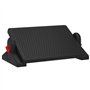 vidaXL Repose-Pieds Noir 50x30