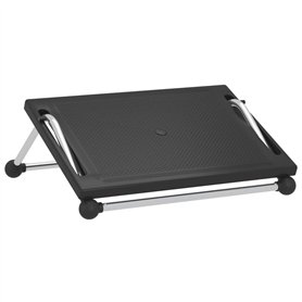 vidaXL Repose-pied Noir 45x40x13