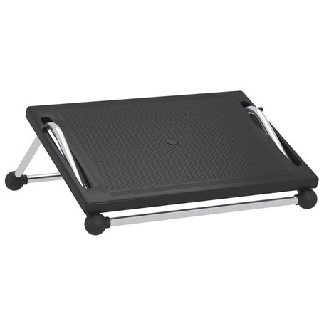 vidaXL Repose-pied Noir 45x40x13