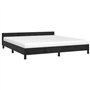 vidaXL Cadre de lit sans Matelas Noir 160x200 cm Velours