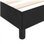 vidaXL Cadre de lit sans Matelas Noir 160x200 cm Velours