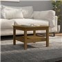 vidaXL Tavolino da Salotto Miele 55x55x40 cm Legno Massello di Pino