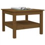 vidaXL Tavolino da Salotto Miele 55x55x40 cm Legno Massello di Pino