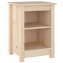 vidaXL Table de Chevet Table de Nuit Armoire de Lit Armoire de Chevet avec Rangement Chambre à Coucher Intérieur 40x35x55 cm Boi