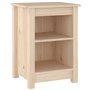 vidaXL Comodini 2 pz Grigi 40x35x55 cm in Legno Massello di Pino