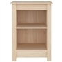 vidaXL Comodini 2 pz Grigi 40x35x55 cm in Legno Massello di Pino