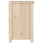 vidaXL Comodini 2 pz Grigi 40x35x55 cm in Legno Massello di Pino