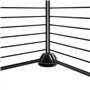 vidaXL Cage Animaux de Compagnie à 28 Panneaux et Porte Noir 35x35 cm Enclos