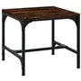vidaXL Tavolino Rovere Fumo 40x40x35 cm in Legno Multistrato