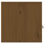 Armoires murales 2 pcs Marron miel 60x30x30 cm Pin massif