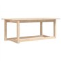 vidaXL Tavolino da Salotto 110x55x45 cm Legno Massello di Pino