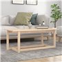 vidaXL Tavolino da Salotto 110x55x45 cm Legno Massello di Pino