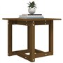 vidaXL Tavolino da Salotto Miele 50x50x45 cm in Legno Massello di Pino