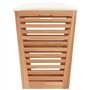 Bussandri Exclusive - Tabouret de salle de bain 40,5x40,5x56 cm en noyer massif