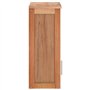 vidaXL Armadietto da Bagno a Parete 42x23x60 cm Legno Massello di Noce