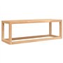 vidaXL Porte-serviettes mural en bois massif de noyer pour salle de bain - Accessoire de salle de bain - Porte-serviettes mural