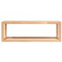 vidaXL Porte-serviettes mural en bois massif de noyer pour salle de bain - Accessoire de salle de bain - Porte-serviettes mural 