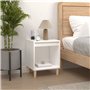vidaXL Comodini 2 pz in Bianco 40x35x50 cm