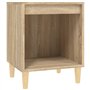 vidaXL Comodini 2 pz Rovere Sonoma 40x35x50 cm
