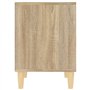 vidaXL Comodini 2 pz Rovere Sonoma 40x35x50 cm