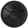 vidaXL Poêle à bois de camping Argenté 45x25x26 cm Acier, gril à charbon, poêle à bois, chauffage de patio, cheminée, poêle de c