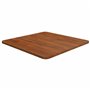 vidaXL Dessus de Table Carré Dessus de Table de Remplacement Rechange Dessus de Table à Dîner Marron Foncé50x50x1