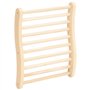 vidaXL Dossier de Sauna en Forme de S Accessoire pour Sauna Dossier Incurvé Ergonomique Soutien Dorsal Intérieur Bois Massif de