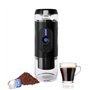 Caffe2go Presso XI | Machine à café portable avec capsules et moulu | Réchauffe | Cafetière de voyage | 110 ml