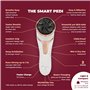 Own Harmony Râpe Électrique Pied avec Absorption sous Vide: Pédicure Professionnelle Soins des Pieds - Rapeuse Électronique à 3 