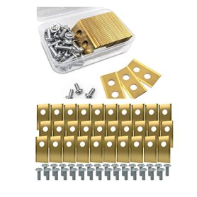 ZenXstore Lot de 30 lames de rechange en titane pour tondeuse robot Worx Landroid y Landxcape Zoef Robot