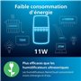Humidificateur par Evaporation Philips Série 2000, Humidification, 99,97% Moins de Bactéries, Réservoir d'Eau de 2L, 190 ml/h, p