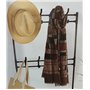 Home & Styling Porte-manteau multifonction en métal avec 4 étagères à chaussures