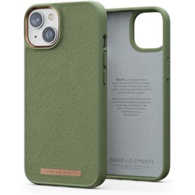Njord Collections Comfort+ Coque de téléphone - Compatible avec iPhone 14 Plus - Suède de Haute qualité - Matériau recyclé - Pro