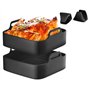 UNBOX Lot de 2 moules en silicone pour friteuse à air chaud