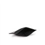 Calvin Klein Porte-cartes en cuir uni pour homme Noir, Noir