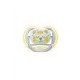 Philips Avent Lot de 2 sucettes ultra air, bébé de 18 mois +, pastille phosphorescente, orthodontique et sans BPA, avec boîtier 