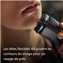 Philips Electric Shaver Series 3000x -rasoir électrique Wet & Dry ,couleur Bleu celeste, avec technologie SkinProtect, tondeuse 
