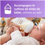 Philips Avent Natural Response - coffret cadeau : 4 biberons Natural Response 260 ml avec tétines T3 (1 mois et plus) (modèle SC
