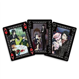 Crunchyroll SAKAMI Black Butler - Lot de 52 Cartes à Jouer - Jeu de Cartes de Poker - Original et sous Licence