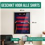 Avalo Cadre de rechange - Cadre de football - Cadre de boîte 3D - 60 x 80 cm - Noir - Cadre profond - Chemise encadrée dans le c