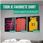 Avalo Cadre de rechange - Cadre de football - Cadre de boîte 3D - 60 x 80 cm - Noir - Cadre profond - Chemise encadrée dans le c