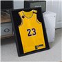 Avalo Cadre de rechange - Cadre de football - Cadre de boîte 3D - 60 x 80 cm - Noir - Cadre profond - Chemise encadrée dans le c