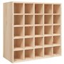 vidaXL Armoire à Vin Porte-Bouteilles Étagère à Vin Range-Bouteilles Meuble de Rangement Maison Intérieur 56x25x56 cm Bois de Pi