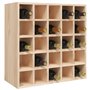 vidaXL Armoire à Vin Porte-Bouteilles Étagère à Vin Range-Bouteilles Meuble de Rangement Maison Intérieur 56x25x56 cm Bois de Pi