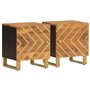vidaXL Tables de Chevet 2 pcs
