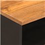 vidaXL Table de Chevet, Armoire de Nuit avec Tiroir et Compartiment, Table de Nuit avec Pieds Chambre, Moderne, Marron et Noir B